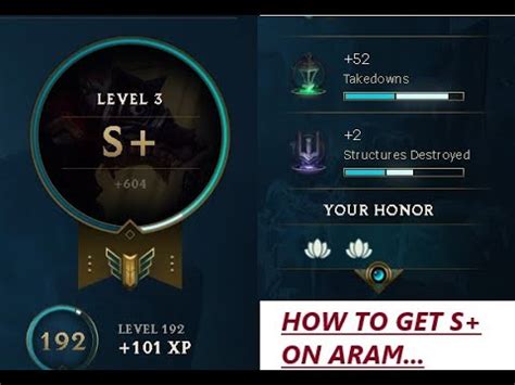 how to get s on aram