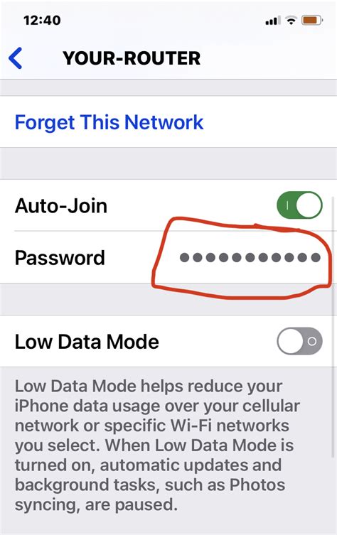 how to get saved wifi passwords iphone