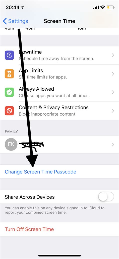 how to get screen time passcode with computer