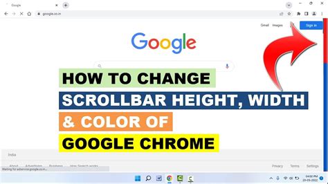 How To Get Scroll Bar On Chrome