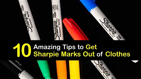 How To Get Sharpie Out Of Stuff
