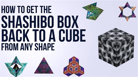 how to get shashibo back to a cube