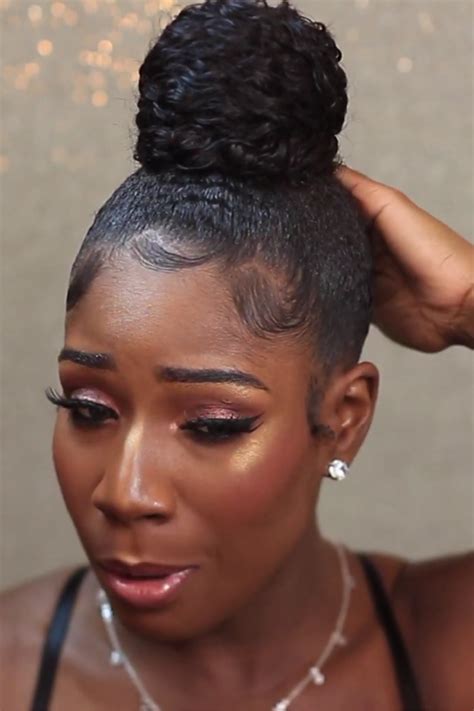  79 Gorgeous How To Get Short Natural Hair In A Ponytail Trend This Years