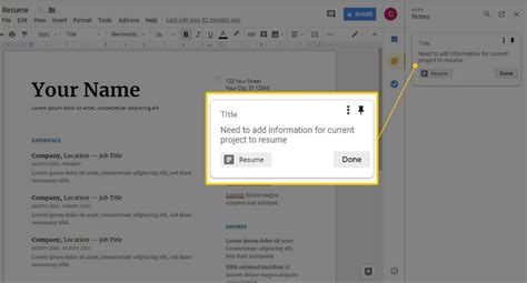 how to get sidebar on google docs