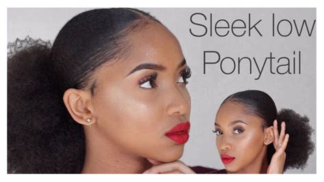  79 Gorgeous How To Get Sleek Ponytail With Natural Hair With Simple Style