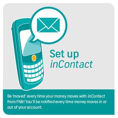how to get sms notifications from fnb
