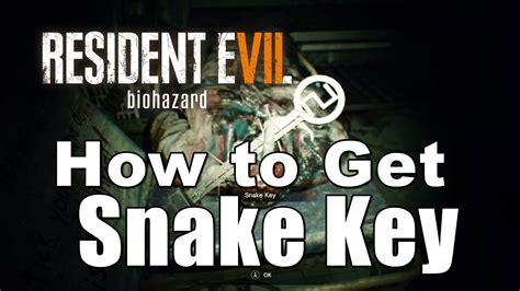 How To Get Snake Key In Re7