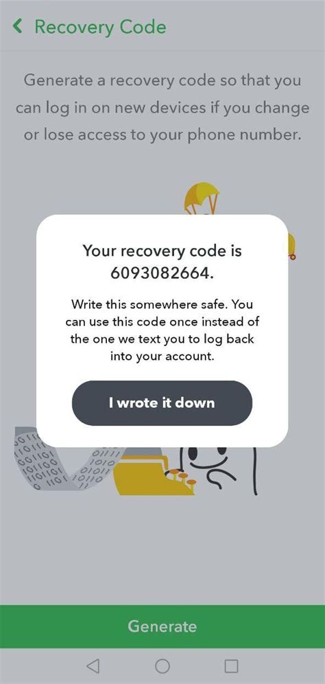 how to get snapchat back without recovery code