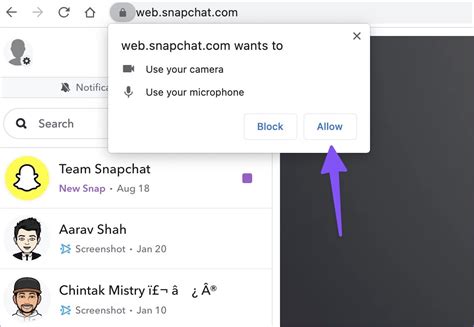 how to get snapchat on web
