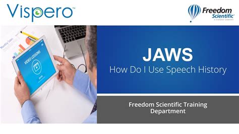 how to get speech history in jaws