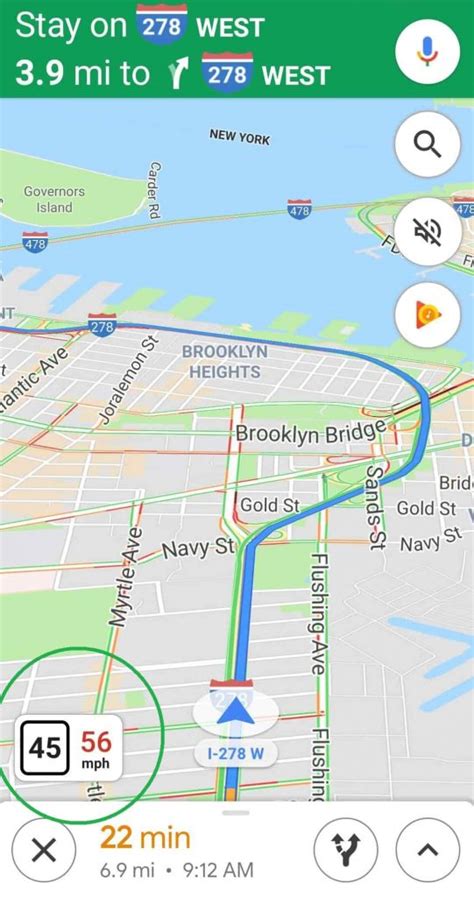 how to get speedometer on google maps android