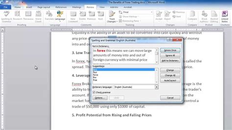 how to get spell check back on microsoft word