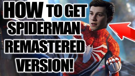 how to get spiderman remastered on ps5