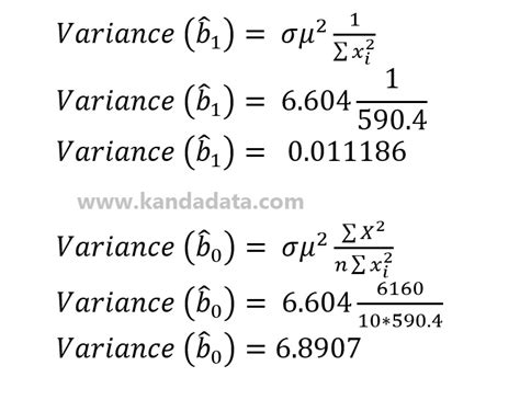 how to get standard error from variance