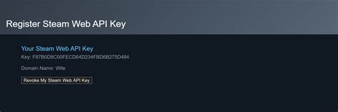 how to get steam web api key on mobile