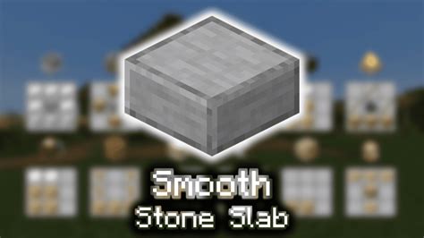 How To Get Stone Slab Minecraft