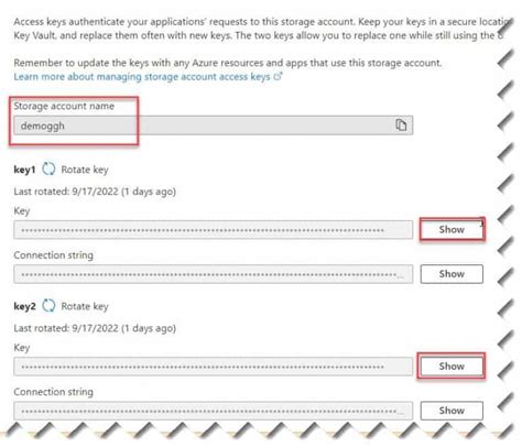 How To Get Storage Account Key In Azure Cli