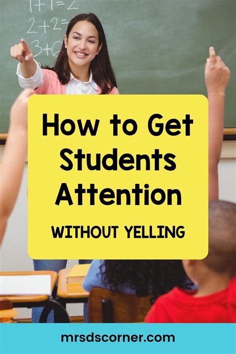how to get students attention in class