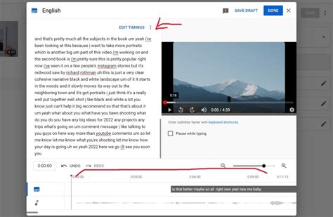 how to get subtitles on youtube video upload