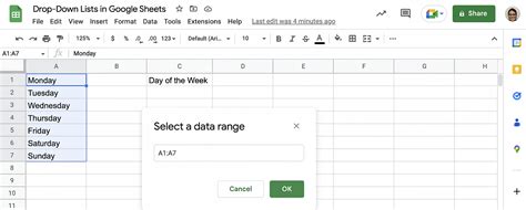 how to get sum of drop down list in google sheets