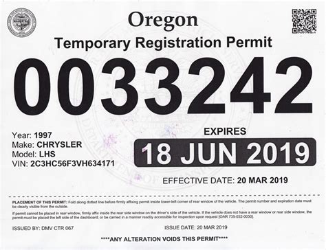 How To Get Temp Tags In Oregon