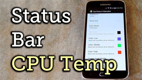how to get temperature in status bar android