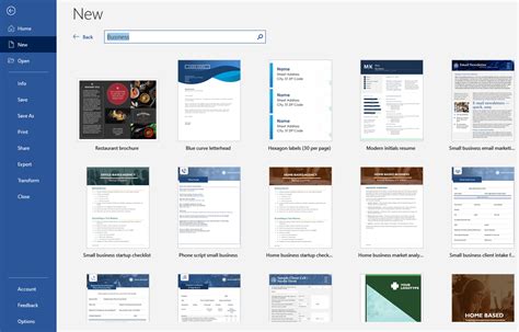 how to get templates in ms word