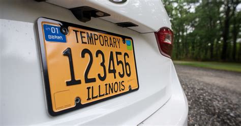 how to get temporary plates in illinois