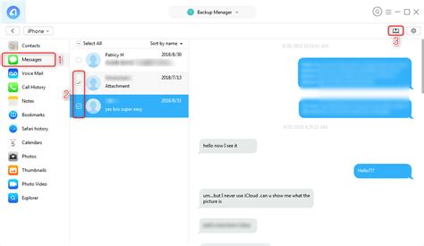 how to get text messages from iphone backup