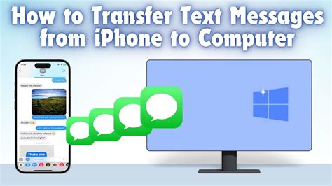 how to get text messages from iphone to pc
