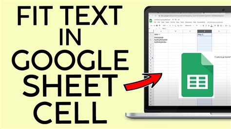How To Get Text To Fit In Google Sheets Cell
