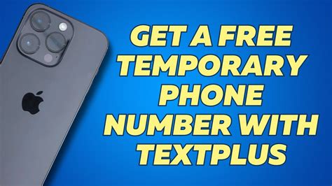how to get textplus number for free