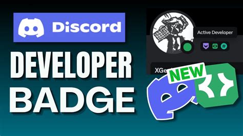 how to get the active developer badge discord