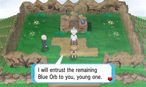 how to get the blue orb in pokemon ruby