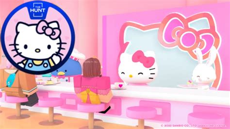 how to get the hunt badge in hello kitty cafe