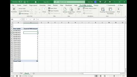 How To Get The Pivot Table Toolbar Back