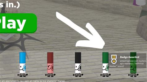 how to get the technical marker in roblox