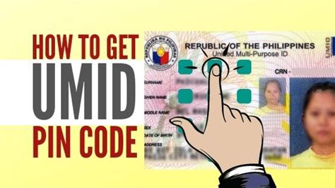 how to get the umid pin code