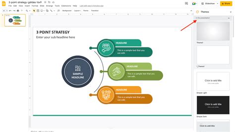 how to get theme for google slides