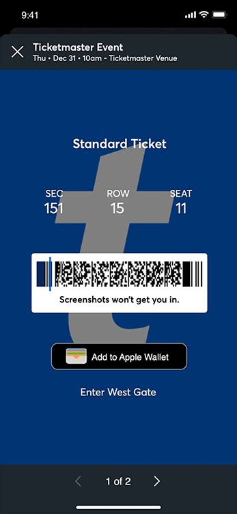 How To Get Ticket Barcode On Ticketmaster