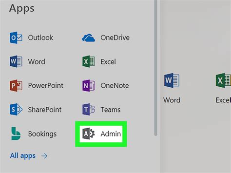 how to get to 365 admin center
