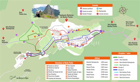 Travel routes to Machu Picchu