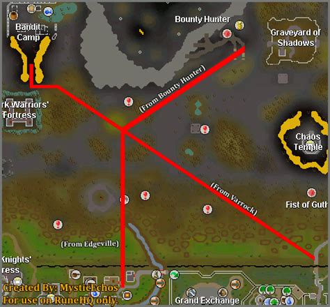 how to get to bandit camp osrs
