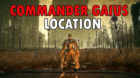 how to get to commander gaius