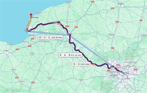 how to get to etretat from paris by train