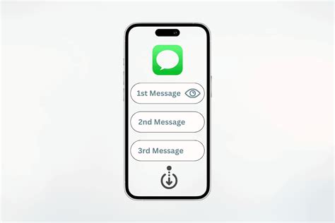 how to get to first text message without scrolling iphone
