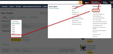 How To Get To Hidden Orders On Amazon