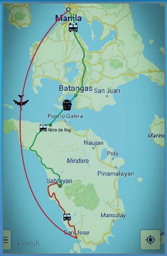 how to get to occidental mindoro