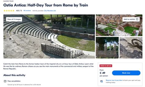 how to get to ostia from rome by train