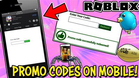 How To Get To Promo Codes On Roblox Mobile